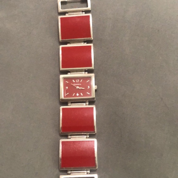 Fossil Watch Red - Picture 2 of 5
